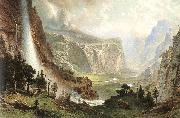 Albert Bierstadt The Domes of the Yosemites USA oil painting artist